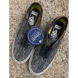 NEW VANS Women Camden Deluxe Sneakers 6.0 Ortholite Cushion Navy Blue White Mix